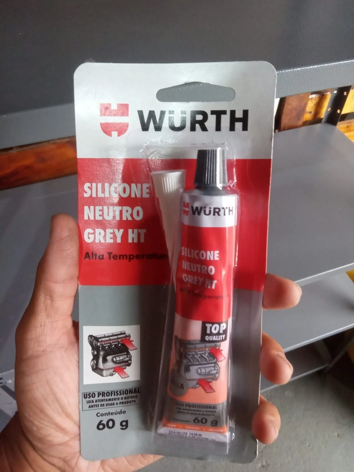 Silicone Neutro Grey HT Alta Temperatura